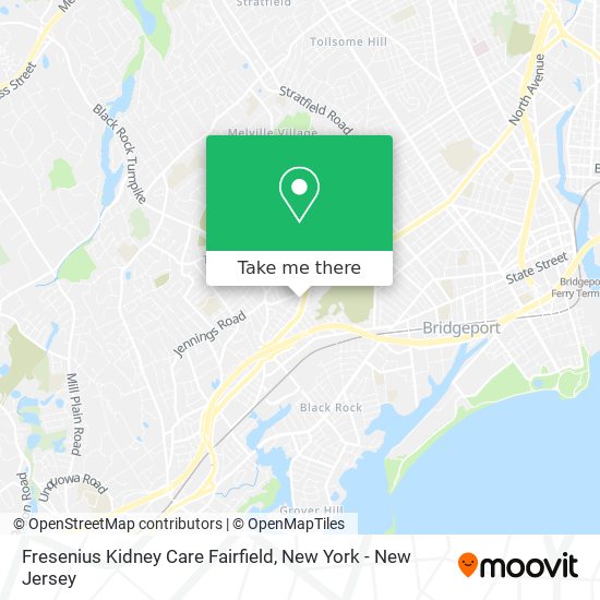 Fresenius Kidney Care Fairfield map