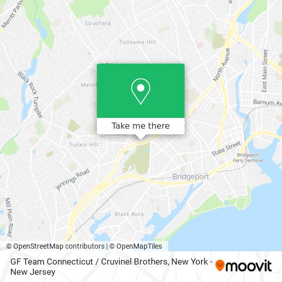 Mapa de GF Team Connecticut / Cruvinel Brothers