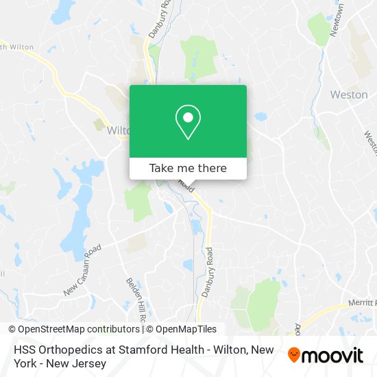 Mapa de HSS Orthopedics at Stamford Health - Wilton