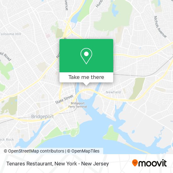 Tenares Restaurant map