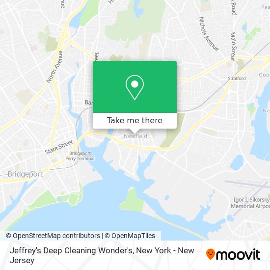 Mapa de Jeffrey's Deep Cleaning Wonder's