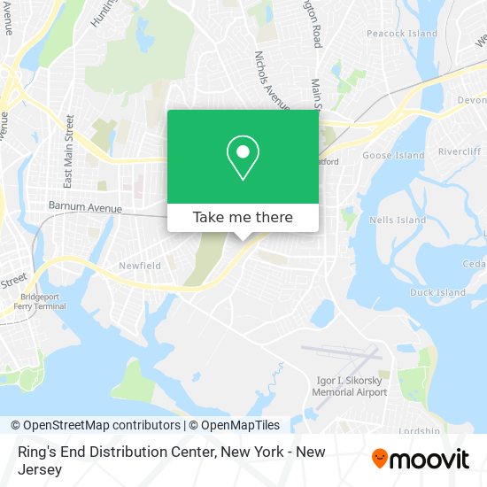 Mapa de Ring's End Distribution Center