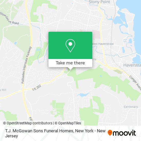 T.J. McGowan Sons Funeral Homes map