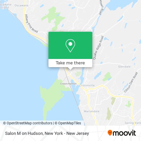 Salon M on Hudson map