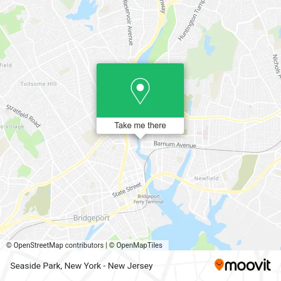 Seaside Park map