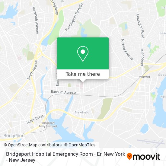 Bridgeport Hospital Emergency Room - Er map