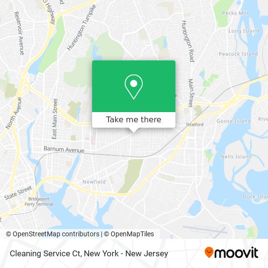 Cleaning Service Ct map