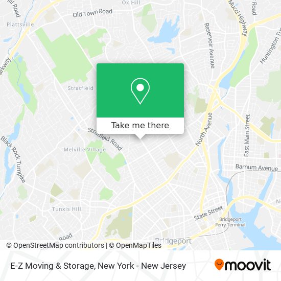 E-Z Moving & Storage map