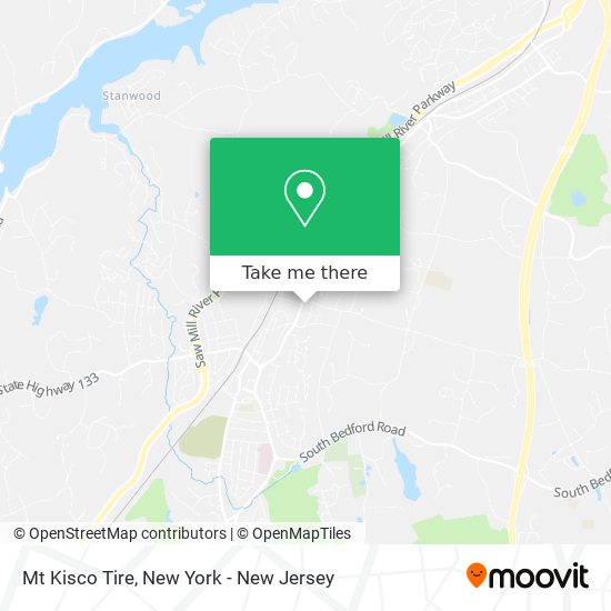 Mt Kisco Tire map