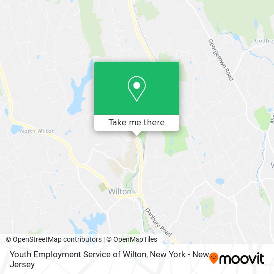 Youth Employment Service of Wilton map