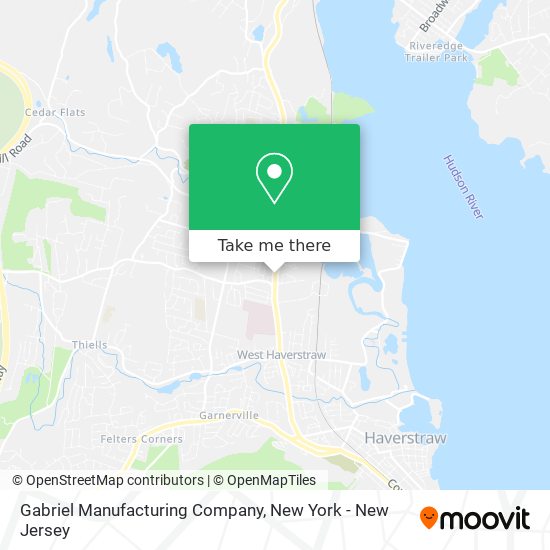 Gabriel Manufacturing Company map