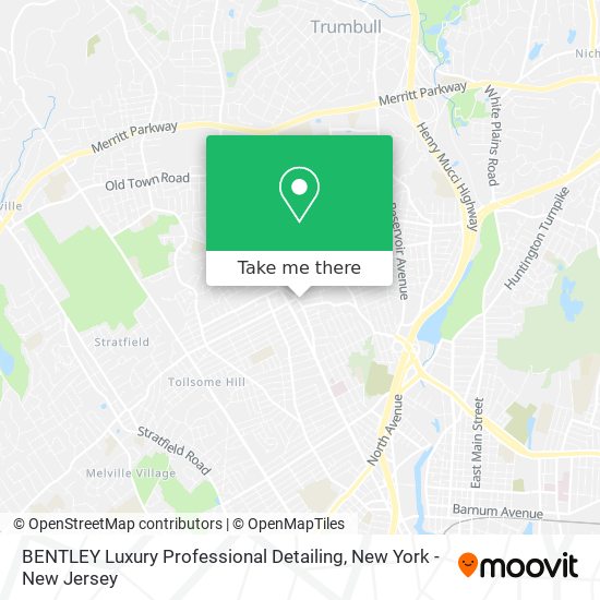BENTLEY Luxury Professional Detailing map