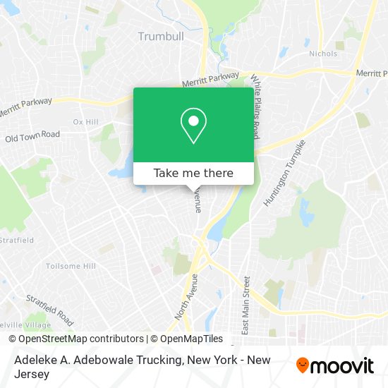Mapa de Adeleke A. Adebowale Trucking
