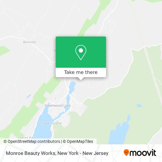 Monroe Beauty Works map