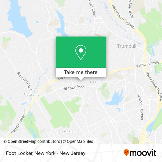 Foot Locker map