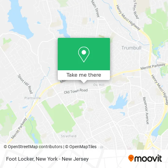 Foot Locker map