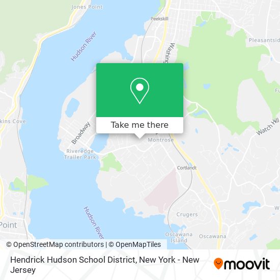 Hendrick Hudson School District map