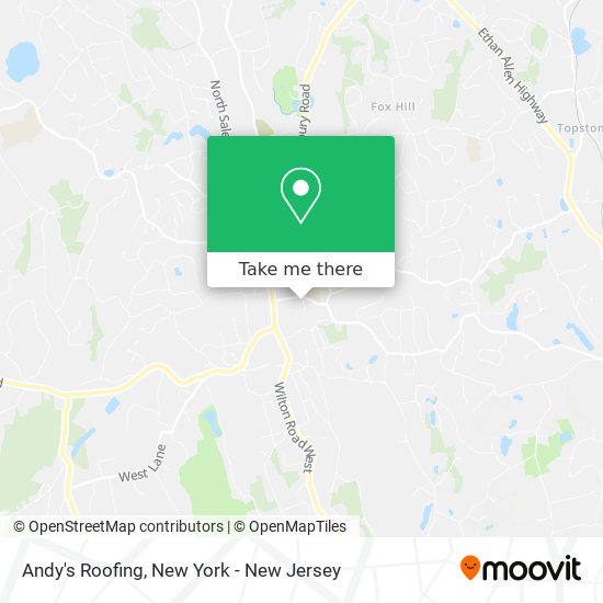 Andy's Roofing map