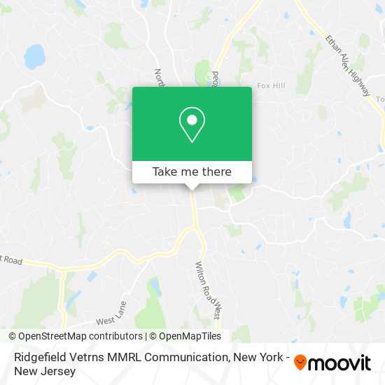 Ridgefield Vetrns MMRL Communication map