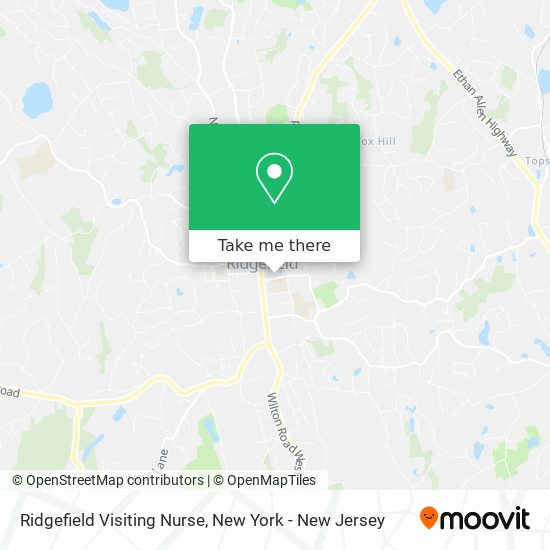 Ridgefield Visiting Nurse map