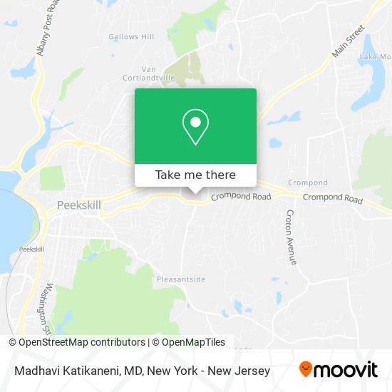 Mapa de Madhavi Katikaneni, MD