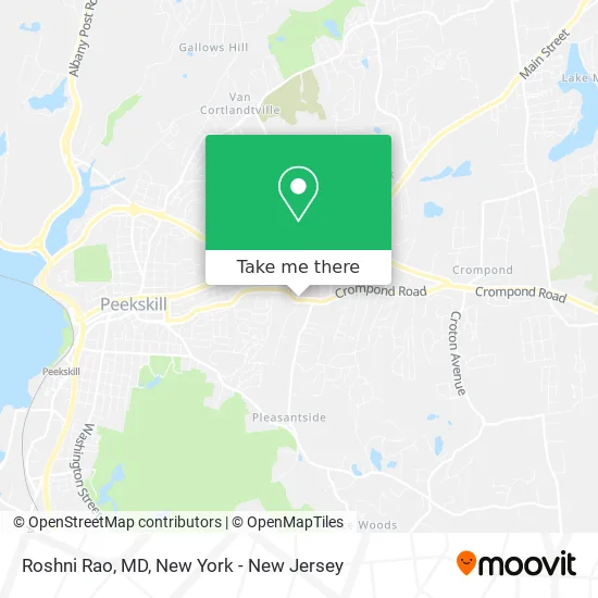 Roshni Rao, MD map
