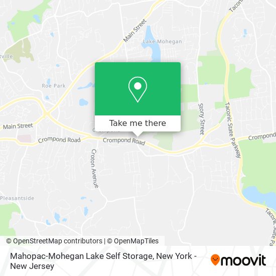 Mapa de Mahopac-Mohegan Lake Self Storage