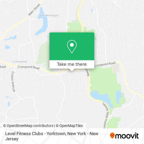 Level Fitness Clubs - Yorktown map