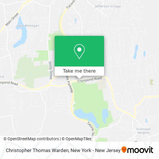 Christopher Thomas Warden map