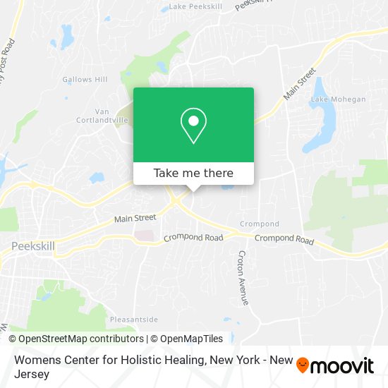 Womens Center for Holistic Healing map