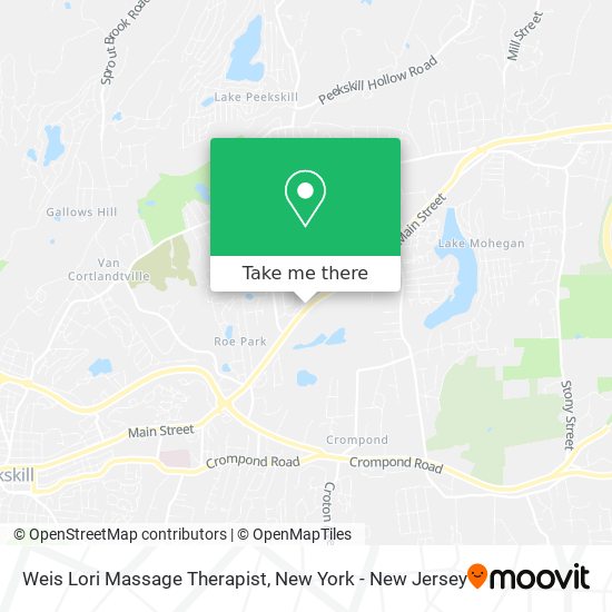 Mapa de Weis Lori Massage Therapist