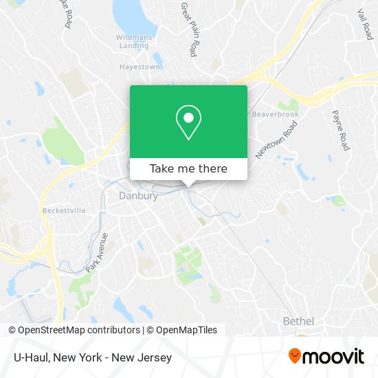 U-Haul map