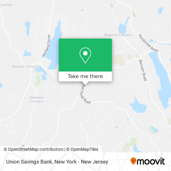 Union Savings Bank map