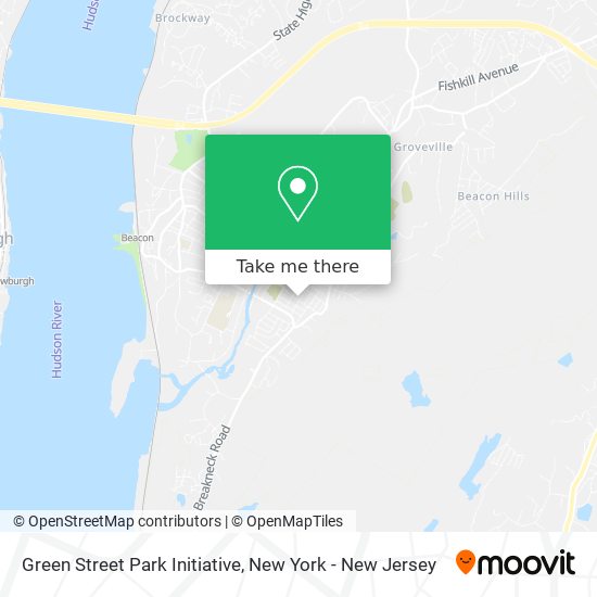 Mapa de Green Street Park Initiative