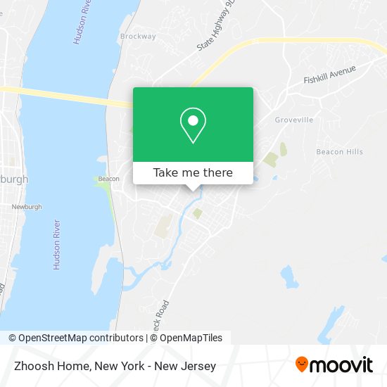 Zhoosh Home map