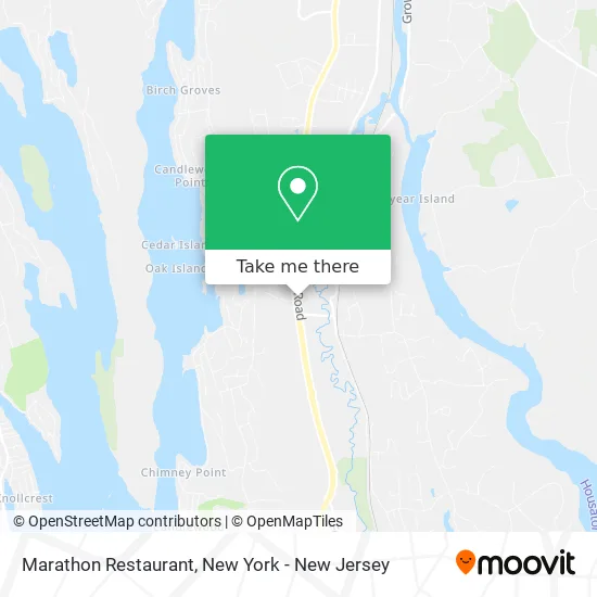 Marathon Restaurant map