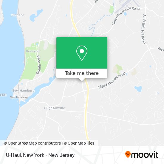 U-Haul map