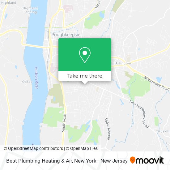 Best Plumbing Heating & Air map