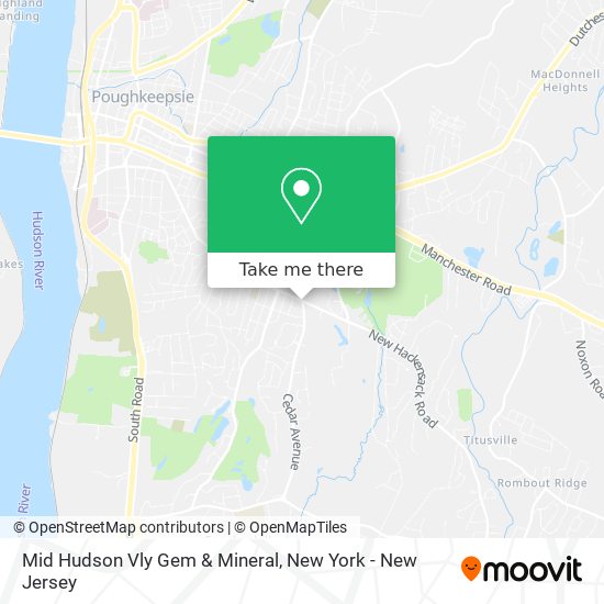 Mapa de Mid Hudson Vly Gem & Mineral