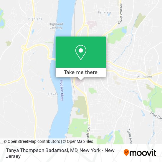 Tanya Thompson Badamosi, MD map