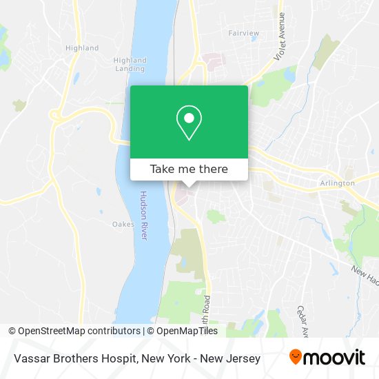 Vassar Brothers Hospit map