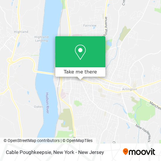 Cable Poughkeepsie map