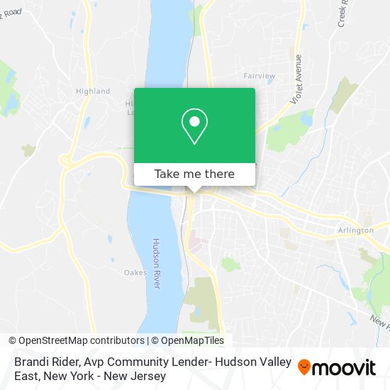 Mapa de Brandi Rider, Avp Community Lender- Hudson Valley East