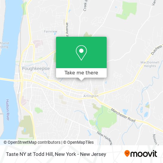 Taste NY at Todd Hill map