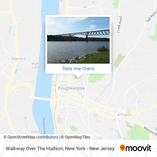 Walkway Over The Hudson map
