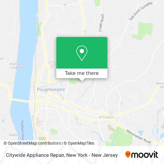 Citywide Appliance Repair map