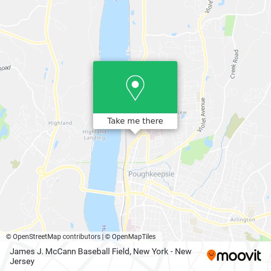 Mapa de James J. McCann Baseball Field