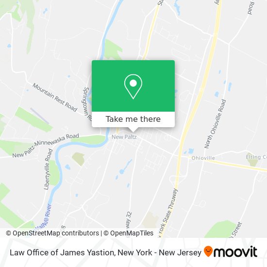 Law Office of James Yastion map
