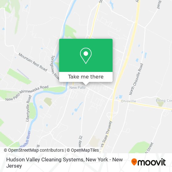 Hudson Valley Cleaning Systems map