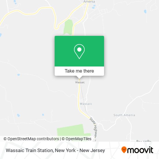 Wassaic Train Station map